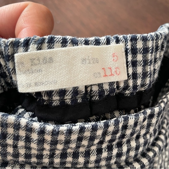 ZARA kids Skort Skirt checkered Size 5T - Picture 3 of 3